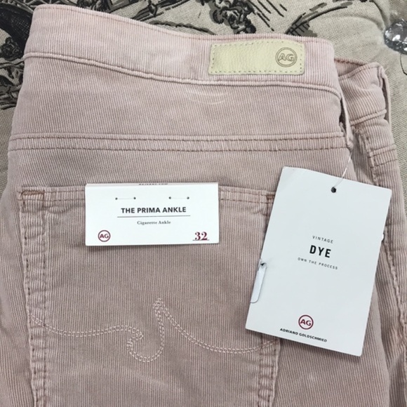 AG Adriano Goldschmied The Prima Cigarette Ankle Corduroy Jeans - Picture 11 of 12
